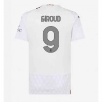 Dámy Fotbalový dres AC Milan Olivier Giroud #9 2023-24 Venkovní Krátký Rukáv